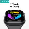 Đồng Hồ Thông Minh USAMS ZB325 (Bluetooth v5.3, 220mAh, 2.01'' HD colourful display, Intelligent voice assistant, Control mobile phone, AAC hi-fi speaker, Bluetooth hands-free calling, Smart life/health monitoring/exercise record)
