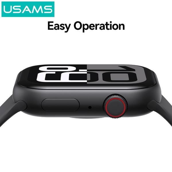 Đồng Hồ Thông Minh USAMS ZB325 (Bluetooth v5.3, 220mAh, 2.01'' HD colourful display, Intelligent voice assistant, Control mobile phone, AAC hi-fi speaker, Bluetooth hands-free calling, Smart life/health monitoring/exercise record)