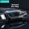 Cáp sạc nhanh USAMS SJ741 Type-C To Lightning 30W Digital Display Zinc Alloy HX Series