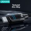 Cáp sạc nhanh USAMS SJ742 Type-C To Type-C 100W Digital Display Zinc Alloy HX Series