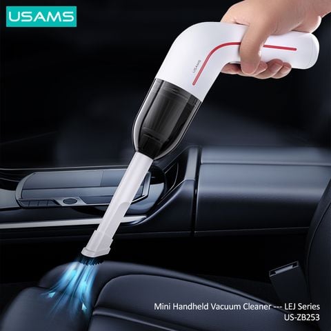 Máy hút bụi cầm tay Mini USAMS ZB253 Mini Handheld Vacuum Cleaner - LEJ Series (5500Pa, 4000mAh)