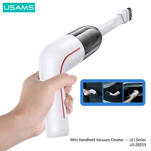 Máy hút bụi cầm tay Mini USAMS ZB253 Mini Handheld Vacuum Cleaner - LEJ Series (5500Pa, 4000mAh)
