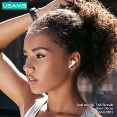 Tai nghe không dây TWS USAMS XD19 (Bluetooth v5.3, 6H, Dual-Mic ENC)