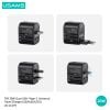 Bộ Sạc Du Lịch USAMS CC179 T59 Dual USB + Type-C PD 20W (US/UK/EU/CN Plug)
