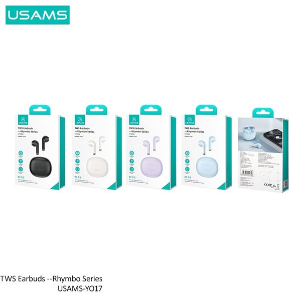 Tai Nghe Không Dây TWS USAMS YO17 BE (Bluetooth v5.3, 7H, 400mAh)