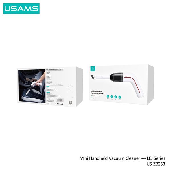 Máy hút bụi cầm tay Mini USAMS ZB253 Mini Handheld Vacuum Cleaner - LEJ Series (5500Pa, 4000mAh)