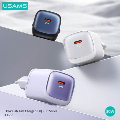Củ Sạc Nhanh 1C USAMS CC251 30W (PD3.0)