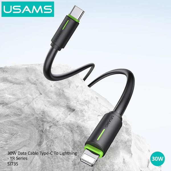 Cáp Sạc Nhanh USAMS SJ735 Type C To Lightning PD 30W Charging & Data Cable