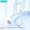 Cáp sạc nhanh USAMS SJ656 U86 PD60W Type-C To Type-C Rainbow Braided