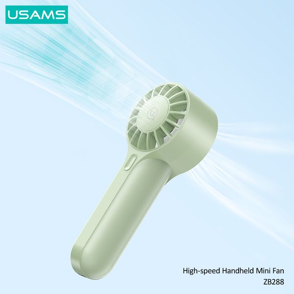 Quạt mini cầm tay USAMS ZB288 High-speed Handheld Mini Fan (1200mAh, 3.5W, 4.7H)