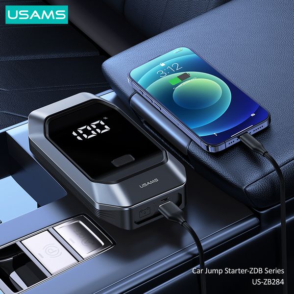 Bộ kích bình xe hơi USAMS ZB284 Car Jump Starter-ZDB Series (500A, 8000mAh)