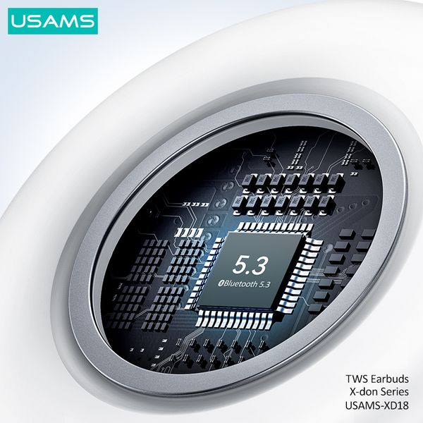 Tai nghe không dây TWS USAMS XD18 (Bluetooth v5.3, 6H)