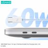 Cáp sạc nhanh USAMS SJ656 U86 PD60W Type-C To Type-C Rainbow Braided