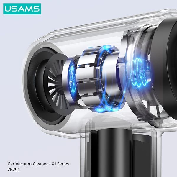 Máy Hút Bụi Dành Cho Ô Tô USAMS ZB291 (6000Pa, 4000mAh, 80dB)