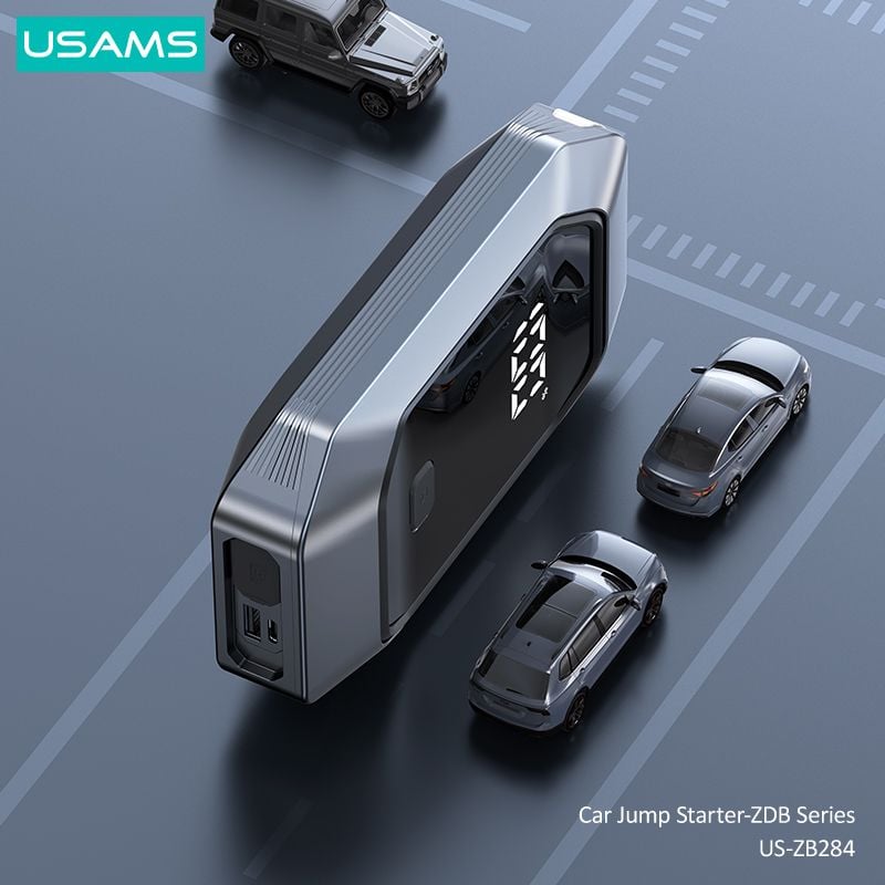 Bộ kích bình xe hơi USAMS ZB284 Car Jump Starter-ZDB Series (500A, 8000mAh)