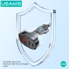 Tẩu Sạc Xe Hơi USAMS CC257 C42 100W 3 Cổng Aluminum Alloy Fast Car Charger