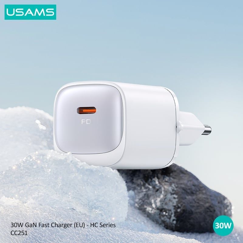 Củ Sạc Nhanh 1C USAMS CC251 30W (PD3.0)