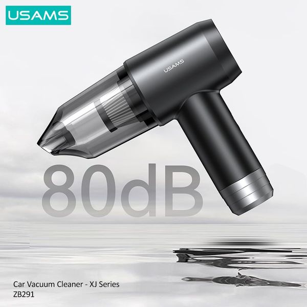 Máy Hút Bụi Dành Cho Ô Tô USAMS ZB291 (6000Pa, 4000mAh, 80dB)