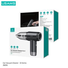 Máy Hút Bụi Dành Cho Ô Tô USAMS ZB291 (6000Pa, 4000mAh, 80dB)