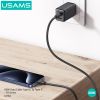 Cáp sạc nhanh USAMS SJ734 60W Type-C To Type-C Bicolor YR Series