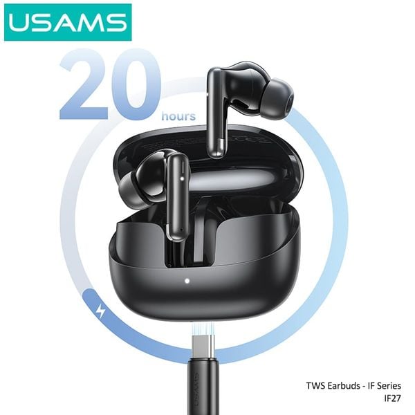 Tai Nghe Bluetooth USAMS IF27 Wireless Inear Earphone