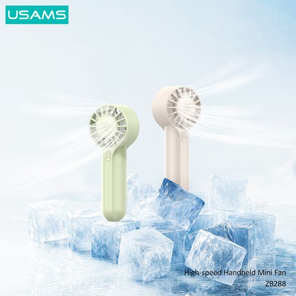 Quạt mini cầm tay USAMS ZB288 High-speed Handheld Mini Fan (1200mAh, 3.5W, 4.7H)