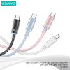 Cáp sạc nhanh USAMS SJ660 Type-C To Type-C PD100W Cloud Series