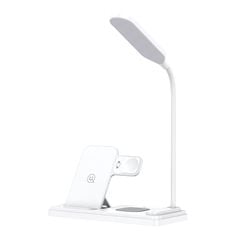 Đế sạc không dây tích hợp đèn bàn USAMS CD195 15W 4in1 Wireless Charging Holder With Table Lamp