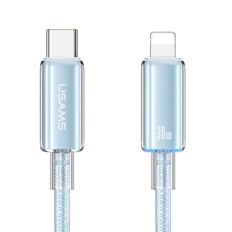 Cáp sạc nhanh USAMS SJ659 Type-C To Lightning Cloud Series