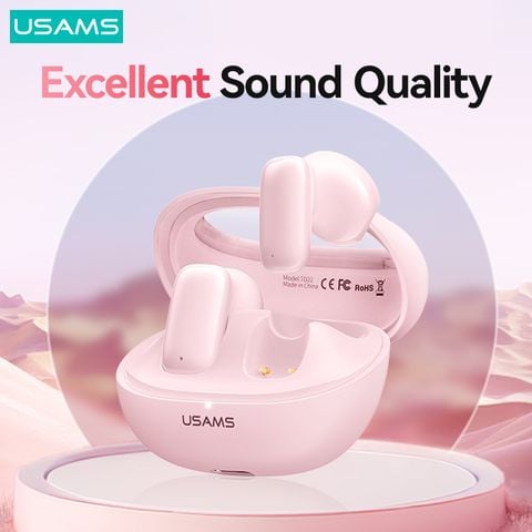 Tai Nghe Không Dây TWS USAMS TD22 (Bluetooth v5.3, Stereo Sound, 5H)