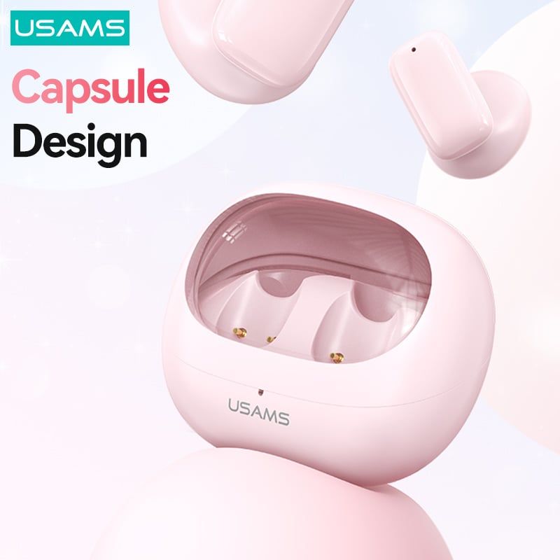 Tai Nghe Không Dây TWS USAMS TD22 (Bluetooth v5.3, Stereo Sound, 5H)