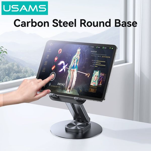 Đế giữ điện thoại / tablet USAMS ZJ080 Desktop Tablet Stand For 4.7-12 inches