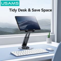 Đế giữ điện thoại / tablet USAMS ZJ080 Desktop Tablet Stand For 4.7-12 inches