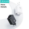 Bộ Sạc Nhanh Kèm Cáp Sạc Dây Rút USAMS CC241 30W Type-C Charger GaN PD3.0+QC3.0