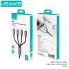 Cáp sạc đa năng USAMS SJ739 4In1 15W Aluminum Alloy Sufeng Series