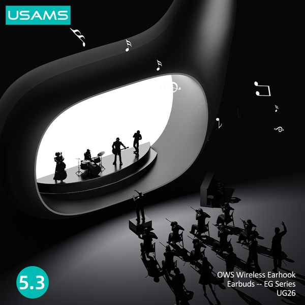 Tai Nghe Bluetooth USAMS UG26 OWS Wireless Earhook Earbuds EG Series BT5.3