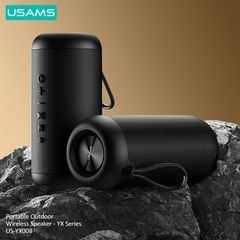 Loa Bluetooth Di Động USAMS YX008 10W (Bluetooth v5.0, 1800mAh, 360° Surround Stereo, IPX6)