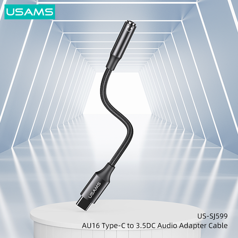 Đầu chuyển Type-C to Audio 3.5mm USAMS AU16