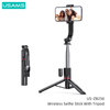 Gậy Selfie Tripod có Remote điều khiển USAMS ZB256 Wireless Selfie Stick With Tripod (Max Length: 1.13m)