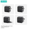 Bộ Sạc Du Lịch USAMS CC173 T55 12W Dual USB-A Universal Travel Charger (US/UK/EU/CN Plug)