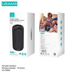 Loa Bluetooth Di Động USAMS YX008 10W (Bluetooth v5.0, 1800mAh, 360° Surround Stereo, IPX6)
