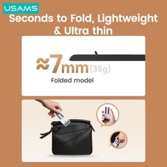 Đế giữ điện thoại xếp gọn USAMS ZJ070 Spring Folding Desktop Tablet/Phone Stand