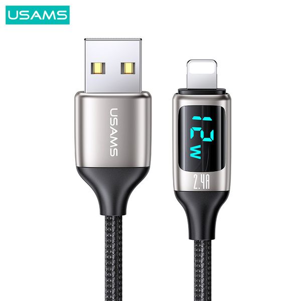 Cáp sạc nhanh USAMS SJ543 U78 Lightning Digital Display Charging & Data Cable