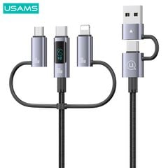 Cáp sạc đa năng USAMS SJ713 / SJ736 60W 6In1 Digital Display Sufeng Series