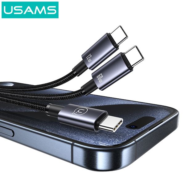 Cáp sạc đa năng USAMS SJ740 72W 2In1 Aluminum Alloy Sufeng Series