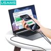 Cáp sạc đa năng USAMS SJ740 72W 2In1 Aluminum Alloy Sufeng Series