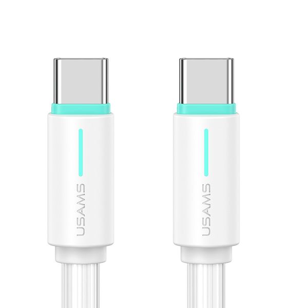 Cáp sạc nhanh USAMS SJ734 60W Type-C To Type-C Bicolor YR Series