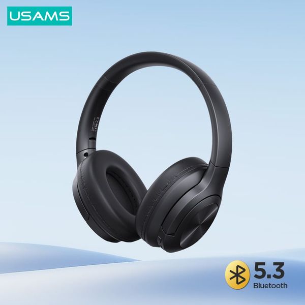 Tai Nghe Chụp Tai USAMS YH21 (Bluetooth v5.3, 500mAh, 70hrs, SNR ≥80dB, 3D Surround Sound)