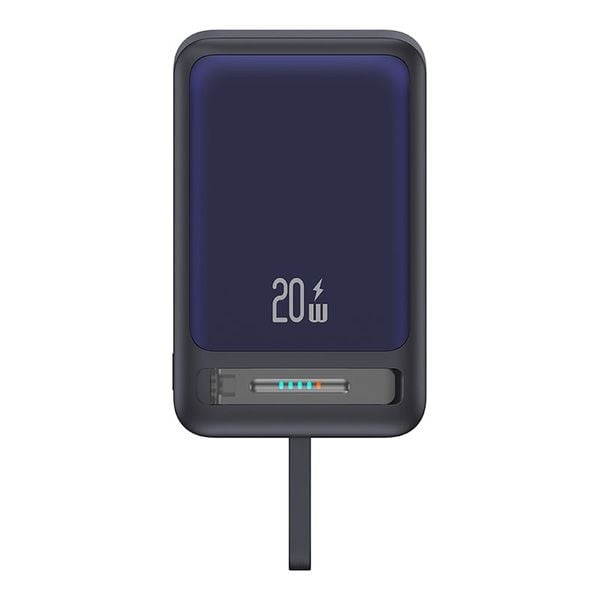 Pin Dự Phòng Không Dây USAMS CD219 10000mAh 20W (15W Wireless Charging, With Type-C Cable & Bracket)