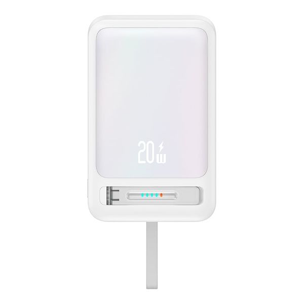 Pin Dự Phòng Không Dây USAMS CD219 10000mAh 20W (15W Wireless Charging, With Type-C Cable & Bracket)